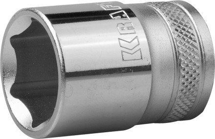 Торцовая головка KRAFTOOL &quot;INDUSTRIE QUALITAT&quot;, Cr-V, FLANK, хромосатинированная, 1/2&quot;, 20 мм 27805-20_z01 купить в Нефтеюганске