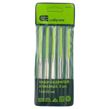 Набор надфилей алмазных 140х50х3 5 штук МТХ 158309 купить в Нефтеюганске