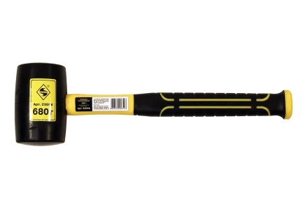 Киянка резин.680гр.с фиберглассовой рукоят.1/6/24 23058 купить в Нефтеюганске