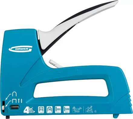 Степлер мебельный универс. (Universell 4) пласт 4-функц тип скобы 53 36 300 500 8-14мм GROSS 41005 купить в Нефтеюганске