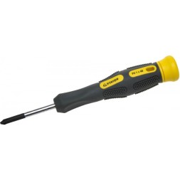 Отвертка STAYER &quot;PROFESSIONAL&quot; &quot;MAX-GRIP&quot; для точн работ, Cr-V, двухкомп рукоятка, магнит наконечник, PH №1x40мм 25826-1-040 G