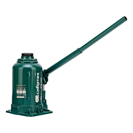 Домкрат гидравлический бутылочный Сибртех 50809, 20 т, 215-405 мм купить в Нефтеюганске