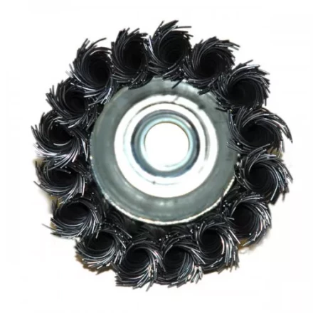 Щетка для УШМ М14/65 мм чашечная сталь витая Энкор 51536 купить в Нефтеюганске