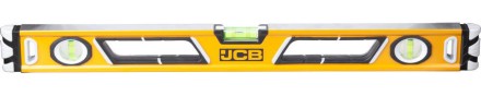 Уровень JCB коробчатый, магнитный, 2 фрезерованные базовые поверхности, 3 ампулы, крашенный, с ручками, 0,5мм/м, 60см JBL003 купить в Нефтеюганске