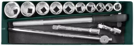 Набор головок торцевых 3/4"DR 22-50мм 15предметов Jonnesway S04Н6115SA 47229 купить в Нефтеюганске