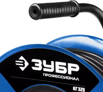 Удлинитель на катушке &quot;КГ 325&quot;, 50 м, 4000 Вт, 4 гнезда, IP44, КГ 3х2,5 кв мм, ЗУБР 55079-50 купить в Нефтеюганске