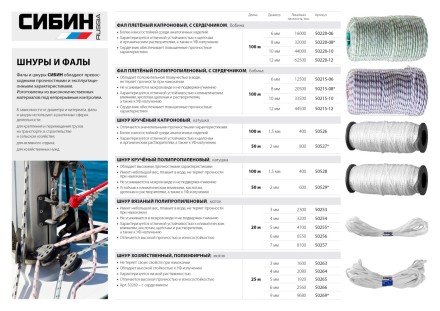 Шнур кручёный капроновый СИБИН, диаметр - 2 мм, длина - 50 м (катушка), 70 кгс 50527 купить в Нефтеюганске