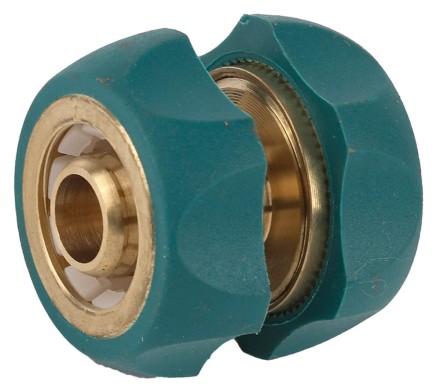 Муфта RACO &quot;Profi-Plus&quot; (шланг-шланг), латунная с покрытием TPR, 1/2&quot; 4244-55118B купить в Нефтеюганске