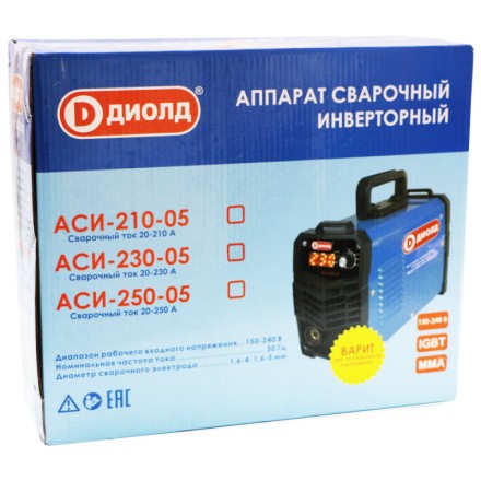 Аппарат сварочный инверторный Диолд АСИ 210-05 купить в Нефтеюганске