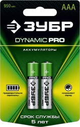 Аккумуляторы DYNAMIC PRO никель-металлгидридные (NiMH) ААА 950мА/ч серия Без серии