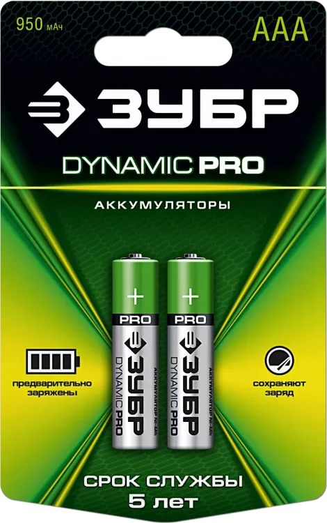 Аккумуляторы DYNAMIC PRO никель-металлгидридные (NiMH) ААА 950мА/ч серия Без серии купить в Нефтеюганске