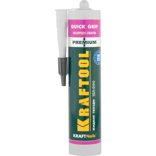 Клей монтажный KRAFTOOL KraftNails Premium KN-990, экспресс хватка, 310мл 41347 купить в Нефтеюганске