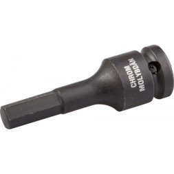 Торцовая головка KRAFTOOL &quot;INDUSTRIE QUALITAT&quot; ударная (1/2&quot;), HEX, Cr-Mo, фосфатированная, H10 27950-10_z01