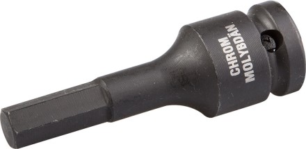 Торцовая головка KRAFTOOL &quot;INDUSTRIE QUALITAT&quot; ударная (1/2&quot;), HEX, Cr-Mo, фосфатированная, H10 27950-10_z01 купить в Нефтеюганске