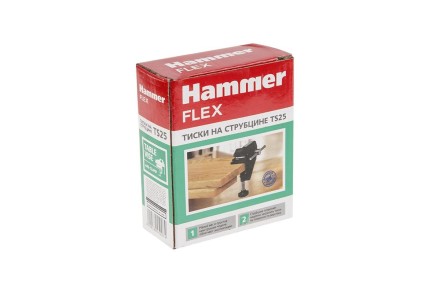 Тиски слесарные HAMMER TS40, на струбцине купить в Нефтеюганске