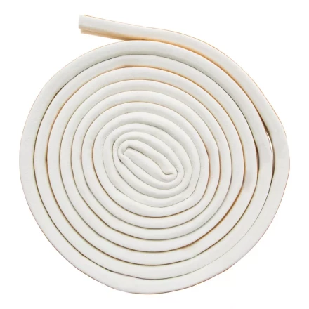 Уплотнитель резиновый, 6 м, профиль &quot;D&quot;, белый Сибртех 88915 купить в Нефтеюганске