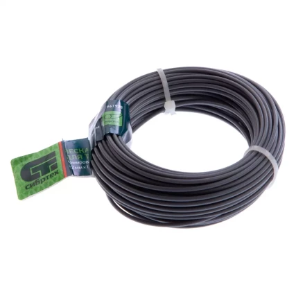 Леска для триммера круглая, армированная алюминием, 2.0 мм х 15 м, Россия Сибртех 961925 купить в Нефтеюганске