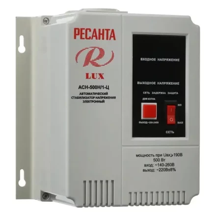 Стабилизатор напряжения Ресанта АСН-500Н/1-Ц LUX 63/6/39 купить в Нефтеюганске