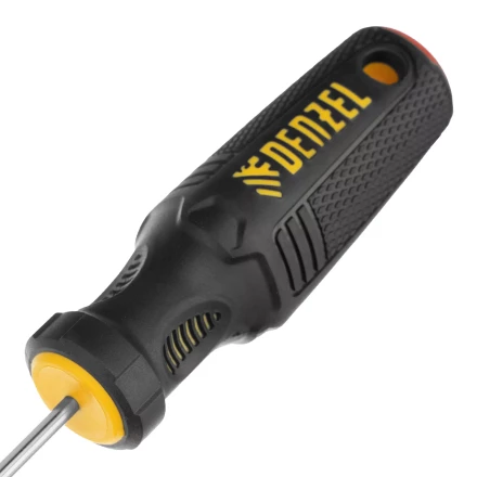 Отвертка PH0х75 мм, CrV, трехкомпонентная рукоятка Denzel 12171 купить в Нефтеюганске