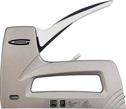 Степлер мебельный (Aluminium 140) алюм. корпус рег. удара тип скобы 140 300 6-14 мм  GROSS 41007 купить в Нефтеюганске