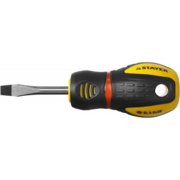 Отвертка STAYER &quot;PROFESSIONAL&quot; &quot;PROTech&quot;, двухкомп рукоятка, намагниченная, Cr-Mo, SL5,5x38мм 25131-05-38_z02