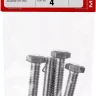 Болт ГОСТ 7798-70, M8 x 40 мм, 4 шт, кл. пр. 5.8, оцинкованный, ЗУБР 303086-08-040 купить в Нефтеюганске