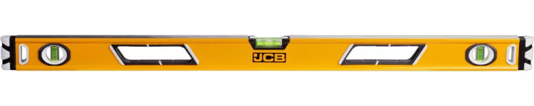 Уровень JCB коробчатый, магнитный, 2 фрезерованные базовые поверхности, 3 ампулы, крашенный, с ручками, 0,5мм/м, 90см JBL004 купить в Нефтеюганске