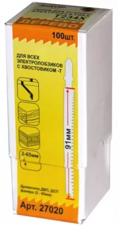 Пилка для электролобзика T234 X PROGR HCS 1шт/100 Энкор 27020 купить в Нефтеюганске