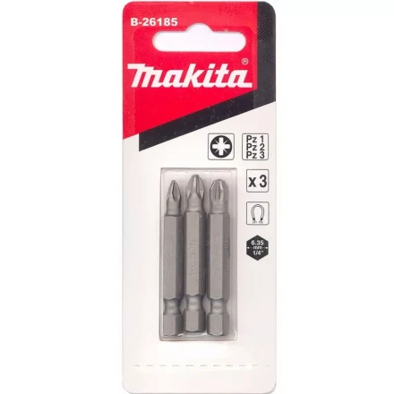 Биты Makita PZ1,2,3 50мм 3шт (B-26185) купить в Нефтеюганске