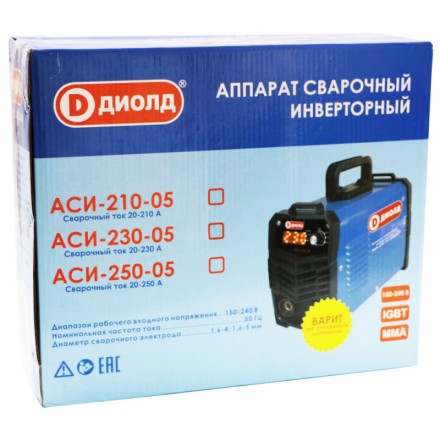 Аппарат сварочный инверторный Диолд АСИ 230-05 купить в Нефтеюганске
