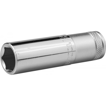 Торцовая головка KRAFTOOL &quot;INDUSTRIE QUALITAT&quot;, удлиненная, Cr-V, FLANK, хромосатинированная, 1/2&quot;, 15 мм 27807-15_z01 купить в Нефтеюганске
