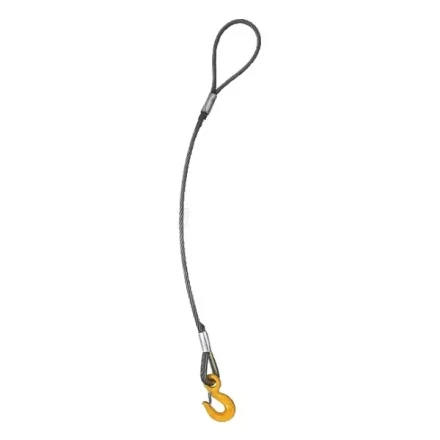 Строп канатный одноветвевой 1СК 2.5 т L=7.5 м с кч din 3.0 т канат din опрессовка купить в Нефтеюганске