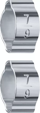 ЗУБР 7 - 9 мм, 2 шт, обжимной хомут, Профессионал (64929-07-09) купить в Нефтеюганске