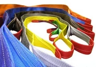 Ремень буксировочный 21т SF 6. L= 5.0 м 150 мм в 1 слой с двумя петлями купить в Нефтеюганске