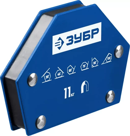 ЗУБР УМ-6, 11 кг, угольник магнитный для сварочных работ, Профессионал (40055-11) купить в Нефтеюганске