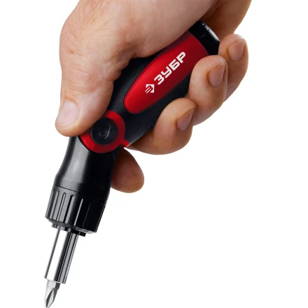 ЗУБР реверсивно-рычажная отвертка с насадками (25161-H31) купить в Нефтеюганске