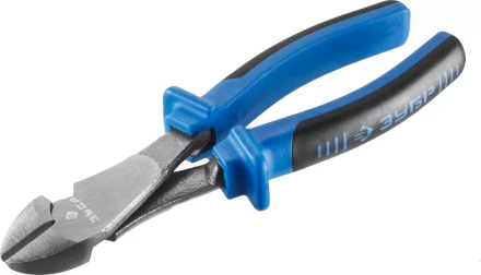 Бокорезы усиленные ЗУБР эксцентриковое расположение шарнира, особостойкое спец. покрытие Н12Х1 (никель/хром), двухкомпонентные рукоятки, 170мм 2201-6-17_z01 купить в Нефтеюганске