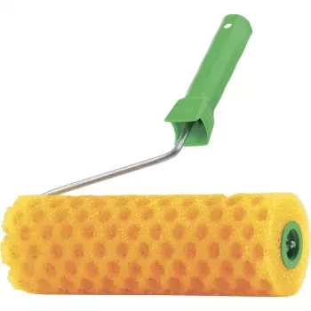 Валик &quot;СТРУКТУРНЫЙ&quot; поролоновый с ручкой, &quot;горошек&quot;, 180 мм СИБРТЕХ 80237 купить в Нефтеюганске