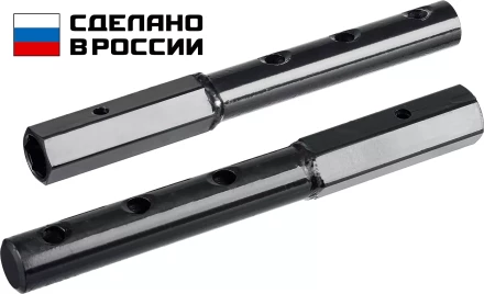 ЗУБР УД-2, НЕХ 23 - круг 30 мм, 2 шт., удлинитель (707107-2) купить в Нефтеюганске