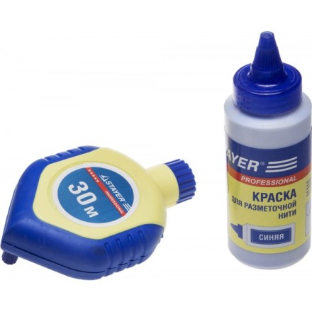 Набор STAYER Нить разметочная с синей краской в 2-хкомпонентном корпусе, 115гx30м 2-06383-H2 купить в Нефтеюганске