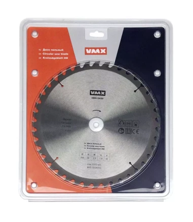 Диск пильный ф250х30 z40 дерево VMX 512435 купить в Нефтеюганске