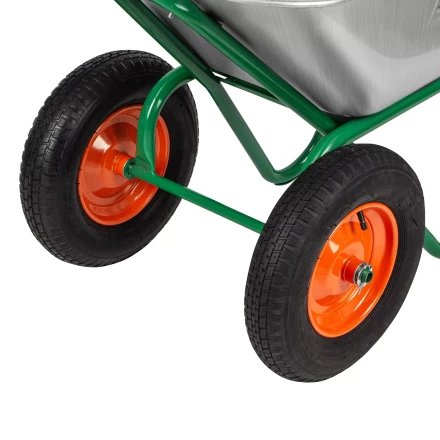 Тачка садово-строительная Palisad 689860, 2-х колесная, усиленная, грузоподъемность 320 кг, объем 100 л купить в Нефтеюганске