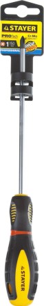 Отвертка STAYER &quot;PROFI&quot; &quot;PROTech&quot;, двухкомп рукоятка, намагниченная, Cr-Mo, PH1x150мм 25132-1-15_z02 купить в Нефтеюганске