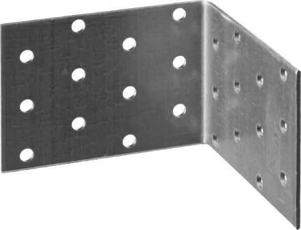 Крепежный угол ЗУБР &quot;МАСТЕР&quot; равносторонний, 60х80х80мм, 1шт 310206-060-080 купить в Нефтеюганске