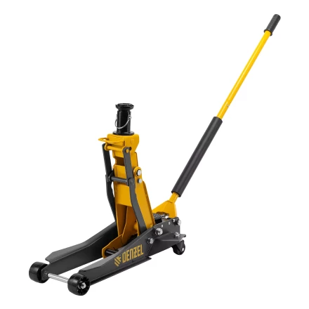 Домкрат гидравлический подкатной Denzel 51270, 2/3 т, 98-770 мм, быстрый подъем, низ. подхват, проф, SUV купить в Нефтеюганске