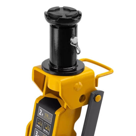 Домкрат гидравлический подкатной Denzel 51270, 2/3 т, 98-770 мм, быстрый подъем, низ. подхват, проф, SUV купить в Нефтеюганске