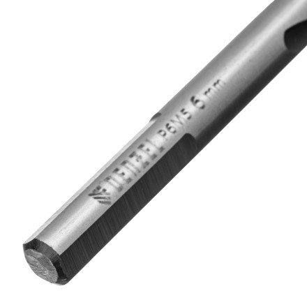 Сверло спиральное по металлу 6 x 93мм, Р6М5, Golden Tip, многогранная заточка Denzel 718278 купить в Нефтеюганске