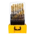 Набор сверл по металлу Denzel 723010, 1-13 мм, Р6М5К8-TiN, Golden Tip, 25 шт купить в Нефтеюганске