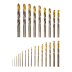 Набор сверл по металлу Denzel 723010, 1-13 мм, Р6М5К8-TiN, Golden Tip, 25 шт купить в Нефтеюганске