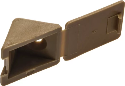 Уголок мебельный ЗУБР с шурупом, цвет бук, 4,0x15мм, ТФ6, 4шт 4-308256-2 купить в Нефтеюганске